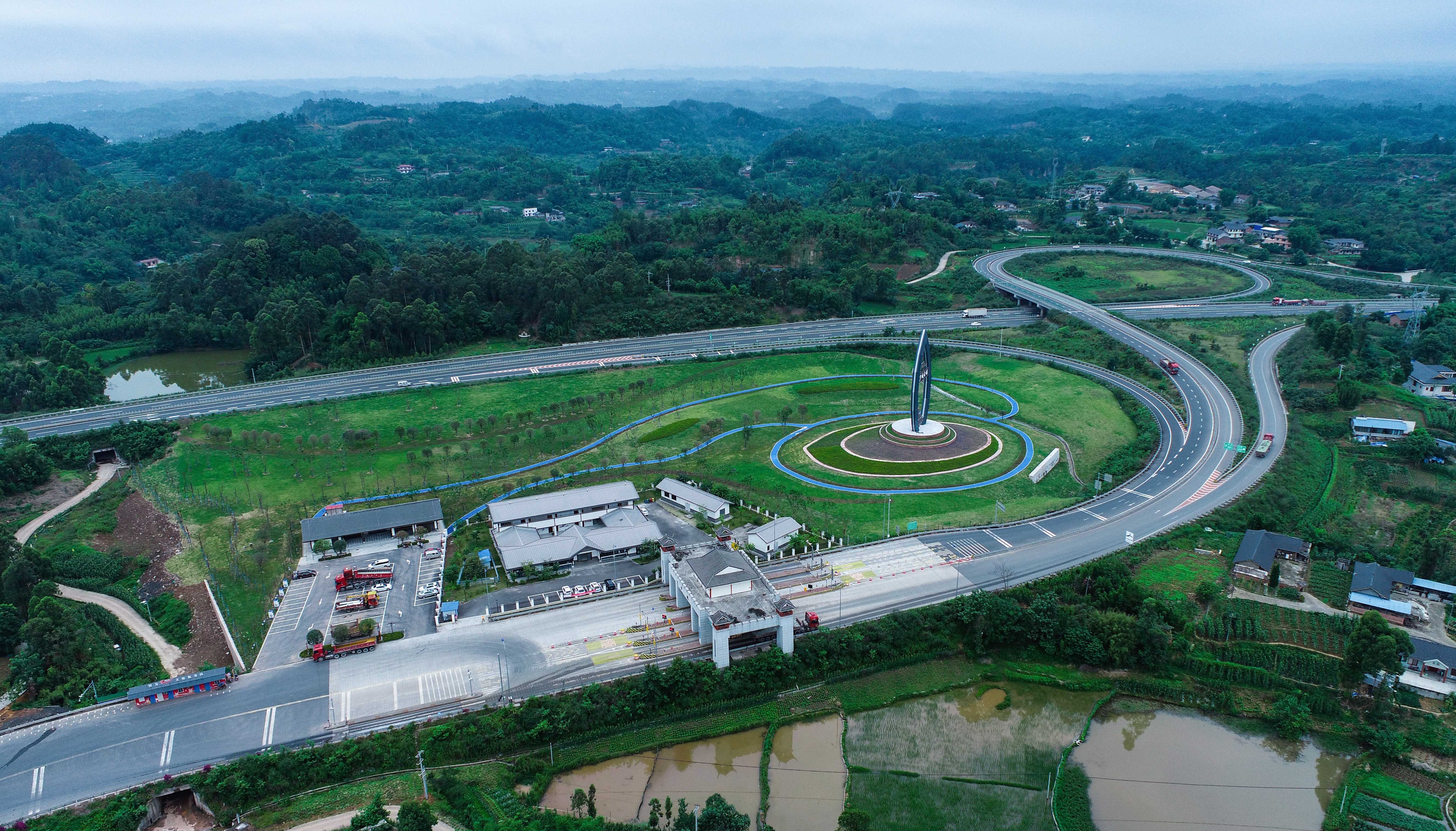 【這里是華安】全景呈現 犍為縣羅城古鎮繞城旅游公路工程（一標段）項目高清實(shí)拍！