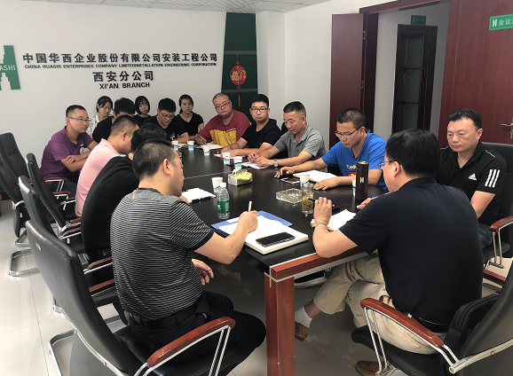 公司總經(jīng)理徐文忠一行到分公司進(jìn)行調研指導工作